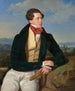 Aktor Maximilian Korn w pejzażu - Ferdinand Georg Waldmüller — widok dzieła