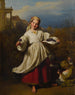 Le vendeur de fleurs - Ferdinand Georg Waldmüller — widok dzieła