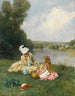 Letnie dni w pobliżu Giverny, Francja - Ferdinand Heilbuth — widok dzieła