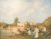 Letni dzień w ogrodzie pałacu - Ferdinand Heilbuth — widok dzieła
