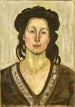 Kobieta - Ferdinand Hodler — oprawiony obraz na ścianie
