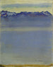 Jezioro Genewskie z Alpami Sabaudzkimi - Ferdinand Hodler — widok dzieła