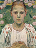 Portret Käthe von Bach w ogrodzie - Ferdinand Hodler — widok dzieła