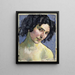 Portret manekina Giulia Leonardi - Ferdinand Hodler — oprawiony obraz na ścianie