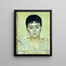 Portret Madame de R - Ferdinand Hodler — oprawiony obraz na ścianie