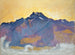 Les Dents du Midi widziany z Chesires - Ferdinand Hodler — widok dzieła