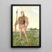 Le guerrier en colère - Ferdinand Hodler — oprawiony obraz na ścianie