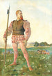 Le guerrier en colère - Ferdinand Hodler — widok dzieła