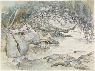 skalistego wybrzeża nad Parahyba - Ferdinand Keller — widok dzieła