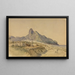 Les Montagnes Dois Irmãos au bord de la mer - Ferdinand Keller — oprawiony obraz na ścianie