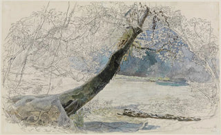 Ferdinand Keller - Landschaft am Seeufer.webp