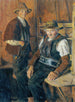 Les agriculteurs de Sarntheiner - Ferdinand Kruis — widok dzieła