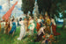 Wiosenny festiwal Flory przed Akropolem - Ferdinand Leeke — widok dzieła