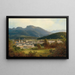 Widok na Ischl i Kaiservilla - Ferdinand Lepié — oprawiony obraz na ścianie