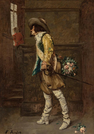Ferdinand Roybet - A Hopeful Suitor.webp