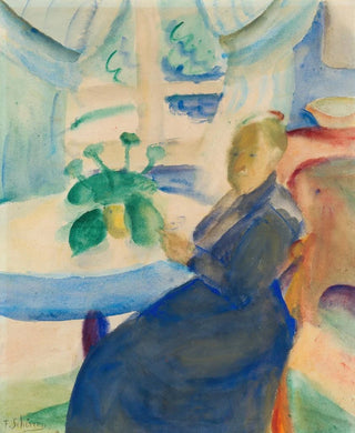 Ferdinand Schirren - Femme dans un intrieur.webp