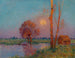 Zachód słońca w Brire - Ferdinand du Puigaudeau — widok dzieła