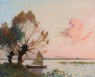 Ferdinand du Puigaudeau - Voilier Sur Le Marais De La Grande Brire.webp