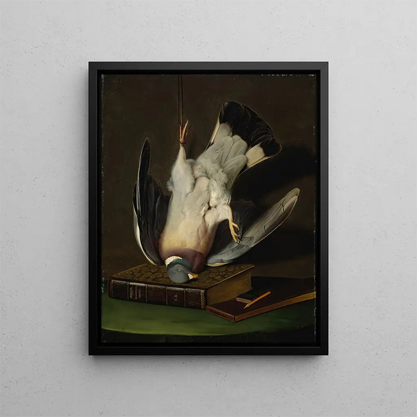 Martwa gołębica - Ferdinand von Wright — oprawiony obraz na ścianie