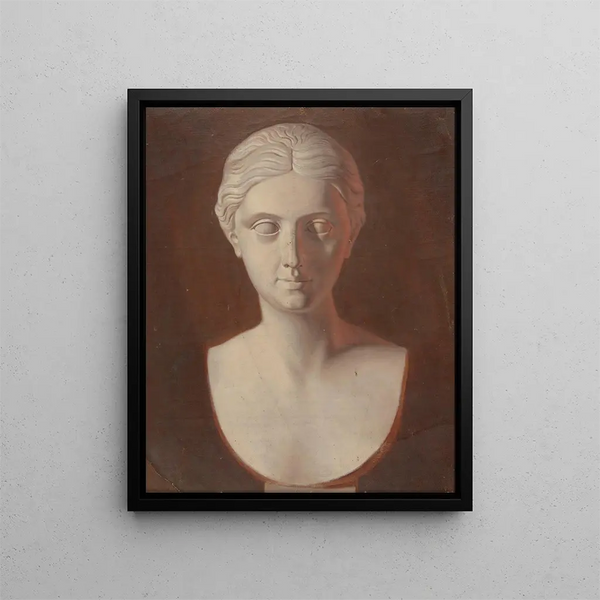 Tête de femme - Ferdinand von Wright — oprawiony obraz na ścianie