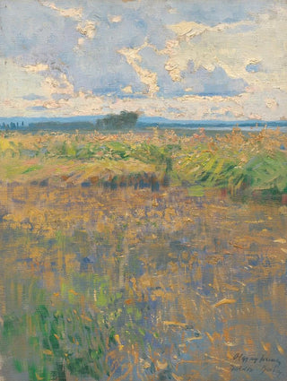 pejzaż roczny - Ferenc Olgyay — widok dzieła
