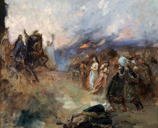 Le siège d'Eger - Ferenc Eisenhut — widok dzieła