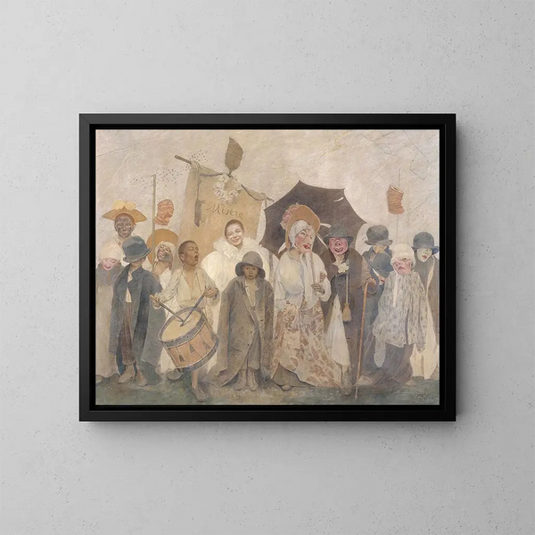 La Vachalcade - Fernand Pelez — oprawiony obraz na ścianie