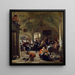 Impreza w tawernie - Jan Steen — oprawiony obraz na ścianie
