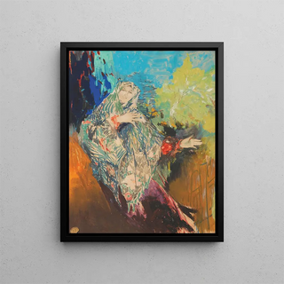 Filipp Malyavin - Dancing Peasant Woman In A Colourful Shawl.webp