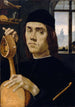 Portret muzyka - Filippino Lippi — widok dzieła