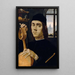 Portret muzyka - Filippino Lippi — oprawiony obraz na ścianie