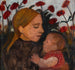 Dziewczyna z dzieckiem - Paula Modersohn-Becker — widok dzieła