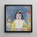 Dziewczyna z maskami komunijnymi - James Ensor — oprawiony obraz na ścianie
