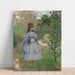 Reprodukcja obrazu Dziewczyna z psem - Claude Monet