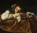 Śpiąca dziewczyna - Domenico Fetti — widok dzieła