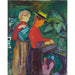 Reprodukcja obrazu Dziewczęta podlewające kwiaty (The Linde Frieze) - Edvard Munch