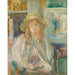 Reprodukcja obrazu Dziewczynka w kapeluszu z słomką - Berthe Morisot