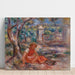 Reprodukcja obrazu Dziewczynka u stóp drzewa - Pierre-Auguste Renoir