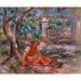 Reprodukcja obrazu Dziewczynka u stóp drzewa - Pierre-Auguste Renoir