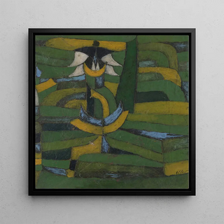 Fleur blanche dans le jardin - Paul Klee