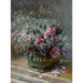 Reprodukcja obrazu Kwiaty w doniczce (Róże i mgła) - Claude Monet