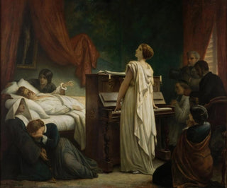 Śmierć Chopina - Félix-Joseph Barrias — widok dzieła