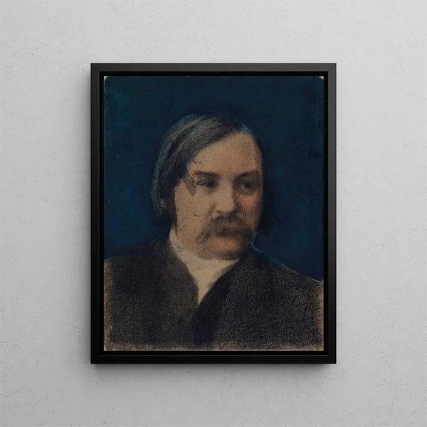 Portret Charles Asselineau - Félix Bracquemond — oprawiony obraz na ścianie