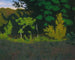 Lisière du bois - Félix Vallotton — widok dzieła
