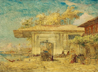 Konstantynopol, kiosk janissarzy - Félix Ziem — widok dzieła