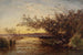 La Camargue Coucher de soleil - Félix Ziem — widok dzieła