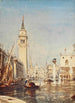 Le Môle et la Piazzetta inondation - Félix Ziem — widok dzieła