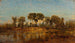 Le Rhône entre Arles et Avignon - Félix Ziem — widok dzieła