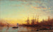Le port de Marseille au coucher du soleil - Félix Ziem — widok dzieła