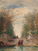 Martigues Wenecja L'entrée Du Jardin Français - Félix Ziem — widok dzieła